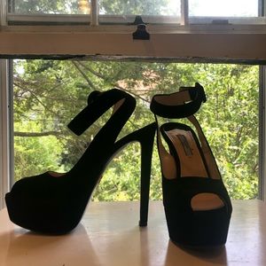 PRADA ankle strap heels